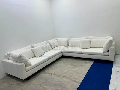 Excellent condition west elm corner lshape sofa