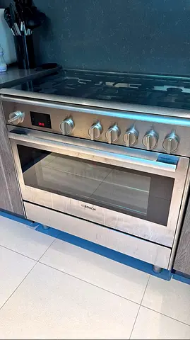 Bosch series 6 top gas oven electric cooker with dual fan 90x60 cm- excellent condition