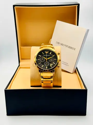 Armani watch with working chrono