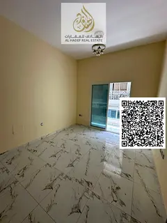Apartment for rent in Al Jurf 2, one bedroom and living room, two bathrooms, balcony, master bedroom
