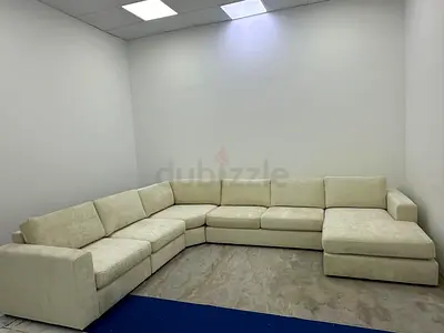 Almost like new condition home centre eterno Ushape sofa