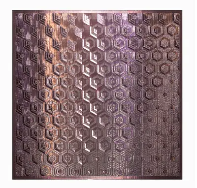 Framed Textured Geometric Wall Art