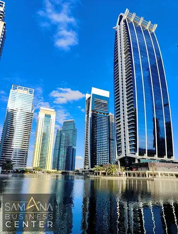 Premium Office with stunning lake views | DMCC License | 04 Visas