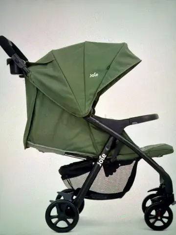 Joie lightweight green stroller - good condition