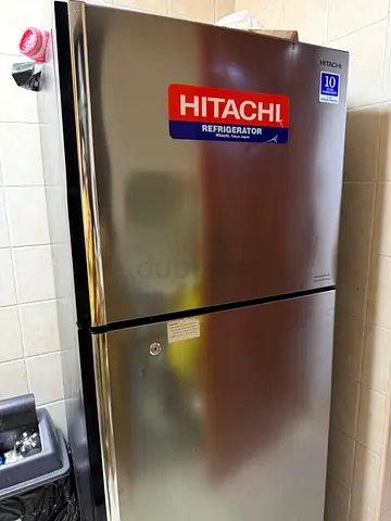 Hitachi Stainless Steel Double Door Refrigerator - Good Condition Urgent selling