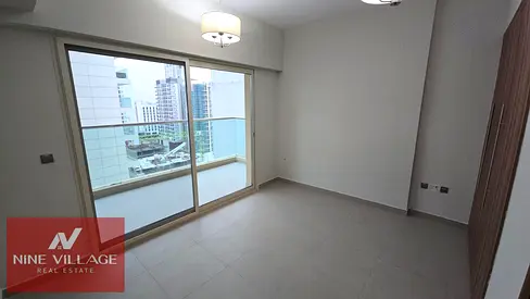 شقة بغرفة نوم واحدة | ديون ريزيدنسي JVC | شرفة وإطلالة على المدينة