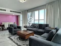 Serviced 3BHK Apartment | Full Sea &amp; Corniche View