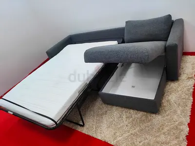 Ikea vimle gray color lshape sofabed with storage space