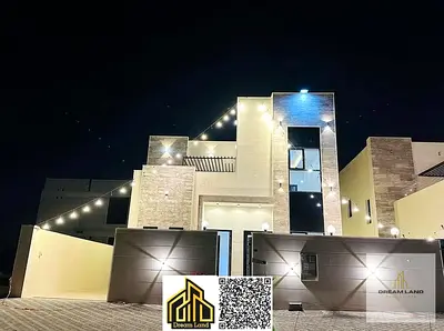 فيلا فاخرة في **الحليو 2 – عجمان** جاهزة للسكن الفوري بتشطيبات راقية ومساحات واسعة. **تمليك حر لجميع الجنسيات**