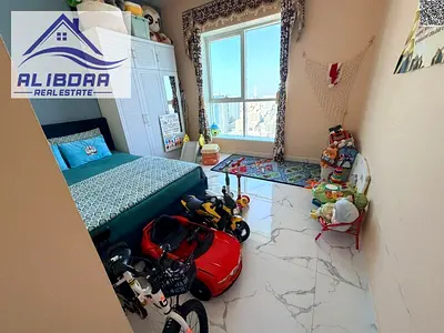 🏢 🔥 للبيع شقة مميزة في تاور الواحة – عجمان | Apartment for Sale in Al Waha Tower – Ajman ✨ مساحة واسعة + إطلالة مفتوحة + طابق مرتفع 🔹 الموقع: تاور