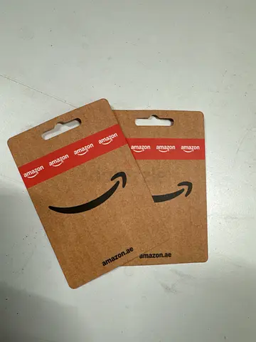 Two Unopened Amazon Gift Cards (Physical) - UAE of 400 AED