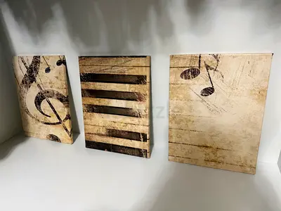 Musical canvas x 3