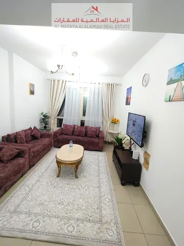 شقة مفروشة للايجار الشهري - غرفتين و 2 حمام وصالة - القصباء