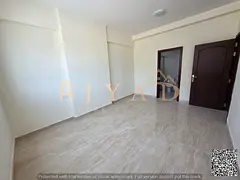 For annual rent, first occupancy, brand new building, one-bedroom apartment in Al Jurf 3, near Sheik