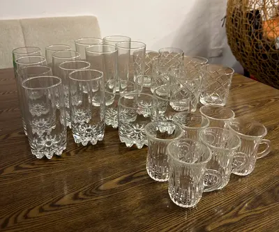 drinking glasses