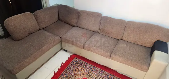 Home Centre Corner Sofa | Excellent Condition | Urgent Sale كنبة كورنر هوم سنتر