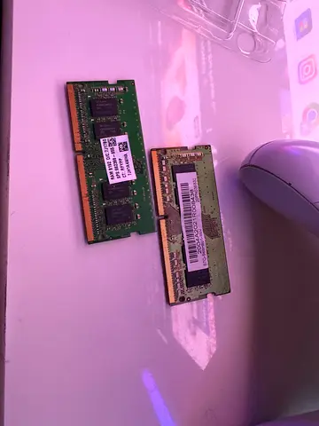 Two 8GB (16gb) DDR4 Laptop RAM SODIMM Modules (Used)
