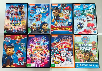 8 PAW Patrol DVD’s