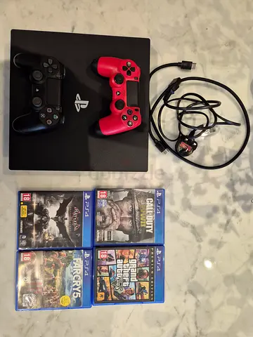 PS4 Pro 1 TB with additional Controller and 4 Games