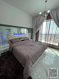 Luxurious one-bedroom apartment with brand new furnishings for monthly rent in Ajman - Al Rashidiya
