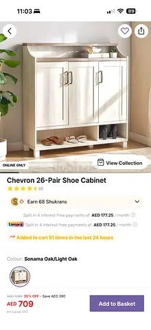 shoe cabinet