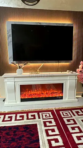 Luxury Fireplace TV Unit