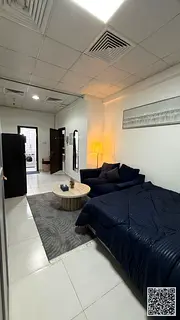 A golden opportunity! Luxurious, fully furnished studio apartment for monthly rent in Al Hamidiya To