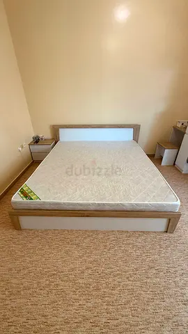 King Bed + Mattress for Urgent Sale