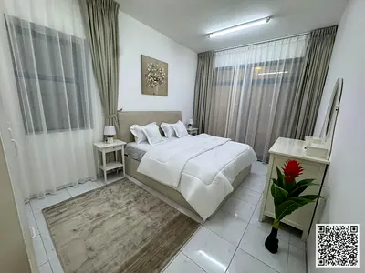 شقة فاخره غرفتين وصالة مفروشه بالكامل مع بلكونه.عجمان الراشديه 3. للايجار الشهري، الايجار يشمل الفواتير والإنترنت