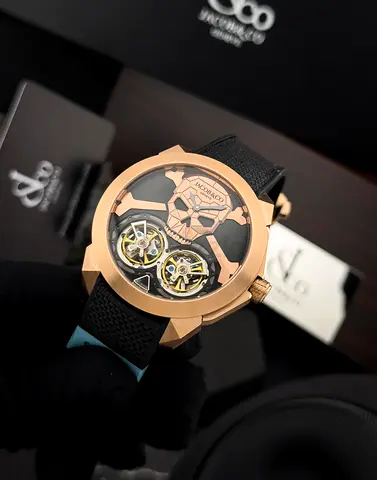 Jacob Co. Skull Double Tourbillon watch