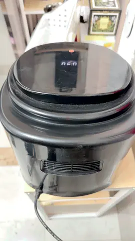 Compact Black Digital Air Fryer - Used
