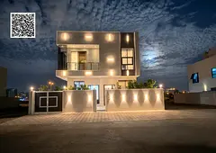 A luxurious villa with a modern design and exceptional spaces in Al Yasmin, featuring high-end finis