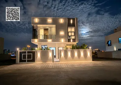 A luxurious villa with a modern design and exceptional spaces in Al Yasmin, featuring high-end finishes and an all-inclusive price.