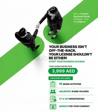 Trade license from AED 3,999