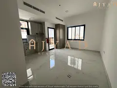 For rent: studio in Al Alia Ajman, first occupancy, near Sheikh Mohammed Bin Zayed Road, semi-separa