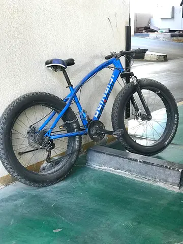 Used Blue Fat Tire Mountain Bike - 26 Wheel, Single Rider