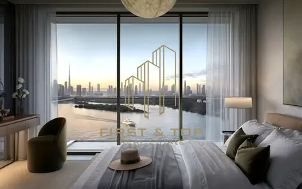 Ultra-Luxury Waterfront Suite | Highest Floor | Burj Khalifa & Creek View | Only 10% Downpayment