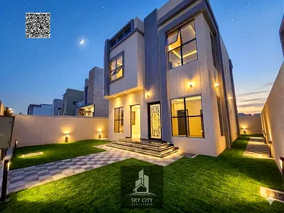 فيلا فاخرة للبيع قريب المسجد وخلف الخدمات ومول القبائل وعلي شارع الشيخ محمد بن زايد مباشرة