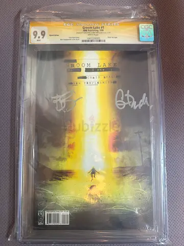 CGC 9.9 Signature Series Groom Lake #1 (2009) – DOUBLE SIGNED Ryall  Templesmith – Ultra Rare High