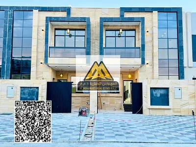 Townhouse for rent in Al Helio 2, Ajman. First occupancy, in a prime and quiet location. Features a modern design and spacious living areas suitable f