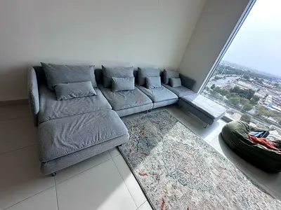 IKEA Soderhamn U Shape Sofa Gray Good condition