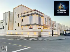 Corner villa on two streets, near the mosque. Land area 4350 sq ft. 7 master bedrooms and a roof ter