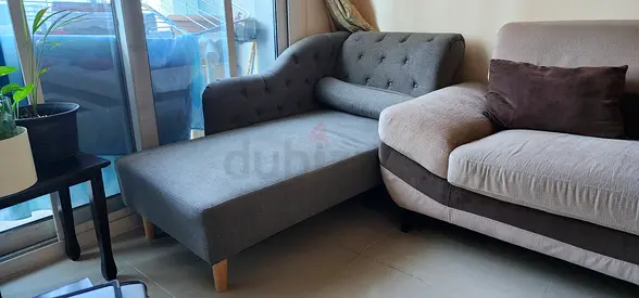 Modern Grey Couch-Clean  Well Maintained-Recently Purchased