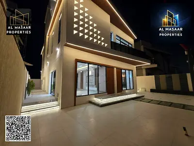 Villa for sale in Al-Haliyo 2 area with a modern design and personal finishes, with a private pool. The price includes registration fees and freehold