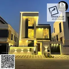 Villa for sale in Al Yasmin area, Ajman | With modern designs and contemporary and personalized fini