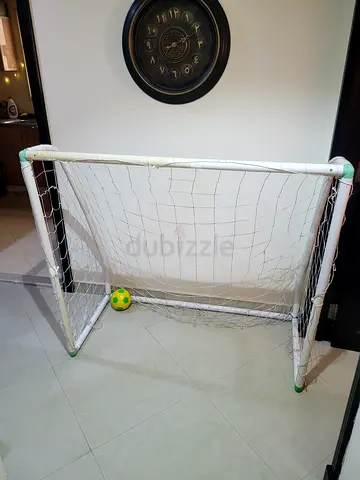 Kids Portable Indoor/Outdoor Football Goal with Net and Ball