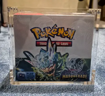 Pokemon twilight masquerade booster box + acrylic case