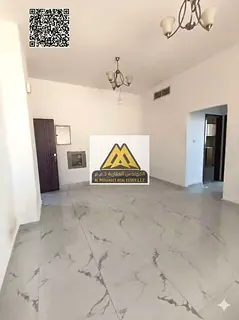 A distinctive apartment for annual rent in the Al Alia area of ​​Ajman, located directly on the 