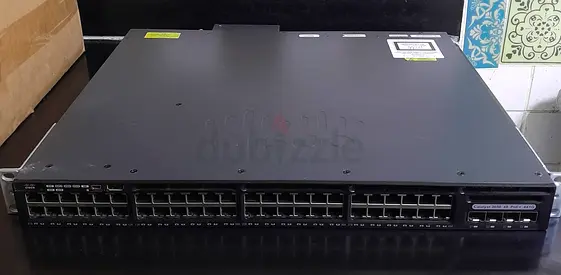 CISCO SWITCH WS-C3650-48PS-S GIGABIT POE