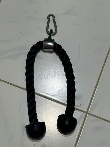 Tricep rope , V bar , straight handle gym equipment